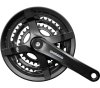 SHIMANO Kurbelgarnitur TOURNEY FC-TY501 6-fach/7-fach/8-fach 170 mm 48-38-28 Zähne Schwarz