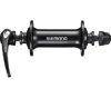 SHIMANO Vorderradnabe HB-RS400 28 Loch Schnellspanner 100 mm Schwarz