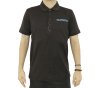 SHIMANO WORKSHOP POLO BLACK, S 50% PES/50% COTTON Schwarz/Blau