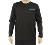 SHIMANO WORKSHOP LONGSLEEVE BLACK, S 50% PES/50% COTTON Schwarz/Blau