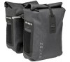 New Looxs TASCHE VARO DOUBLE PANNIER MIK GREY 40L 28 x 17 x 43 cm (x2)