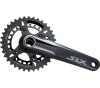 SHIMANO Kurbelgarnitur SLX FC-M7100-2 12-fach 175 mm 36-26 Zähne Schwarz