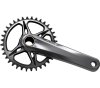 SHIMANO Kurbelgarnitur XTR FC-M9100-1 12-fach 170 mm ohne Kettenblatt Schwarz/Anthrazit