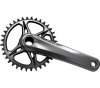 SHIMANO Kurbelgarnitur XTR FC-M9120-1 12-fach 170 mm ohne Kettenblatt Schwarz/Anthrazit