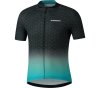 SHIMANO TEAM SHORT SLEEVE JERSEY BLACK/GREEN (L) L