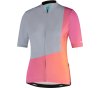 SHIMANO W'S SUMIRE SHORT SLEEVE JERSEY BLUE/ PINK S Blue/Pink