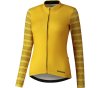 SHIMANO W'S KAEDE PRINTED LS JERSEY XL Mustard Yellow