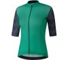 SHIMANO W's YURI SHORT SLEEVE JERSEY GREEN ((W'S) XL) XL