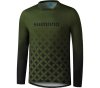 SHIMANO MYOKO Long Sleeve Jersey Khaki L