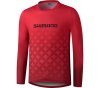 SHIMANO MYOKO Long Sleeve Jersey Red XL