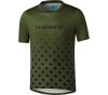 SHIMANO MYOKO Short Sleeve Jersey Khaki L