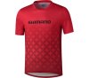 SHIMANO MYOKO Short Sleeve Jersey Red L