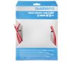 SHIMANO Bremszug-Set Road SIL-TEC beschichtet Rot